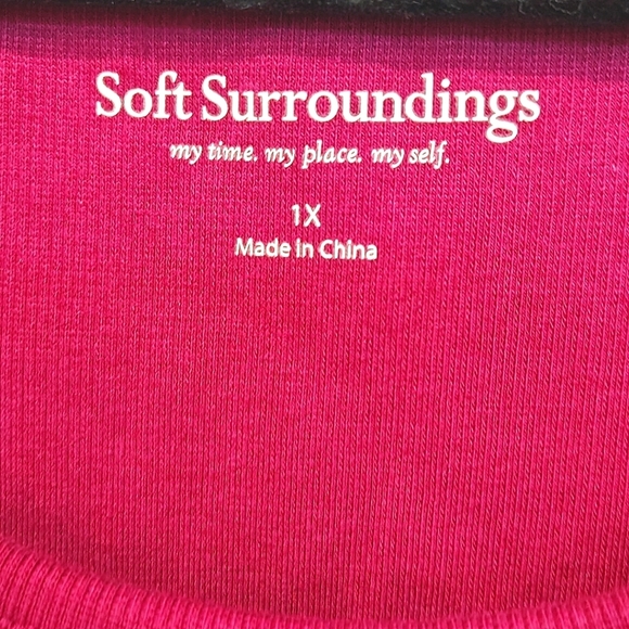 Soft Surroundings Purple Top - Picture 2 of 3